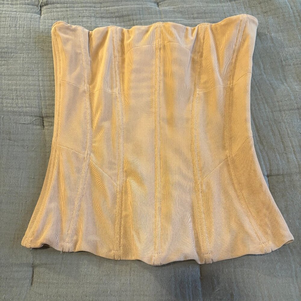 Outcast Nude Sola Mesh Corset Top